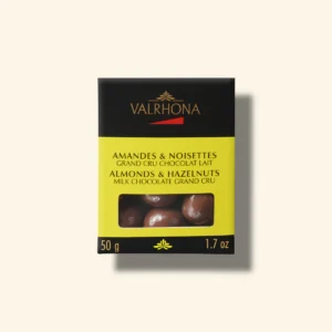 VALRHONA Schachtel Mandel/Haselnuss Vollmilch - 50g