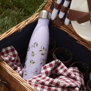 La Via del Tè Thermal Bottle Metal, 500ml - Lavender